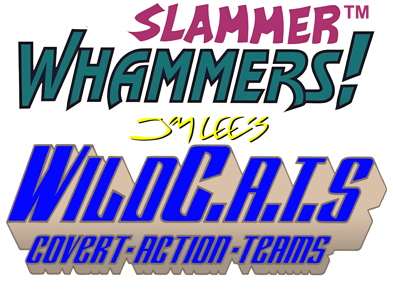 Slammer Whammers! Jim Lee's WildC.A.T.S Covert Action Teams Logo